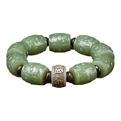 和田玉手串文玩佛珠转运珠手链男