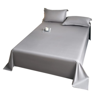 新疆长绒棉床单单件纯棉100全棉2025新款被单学生宿舍床笠三件套