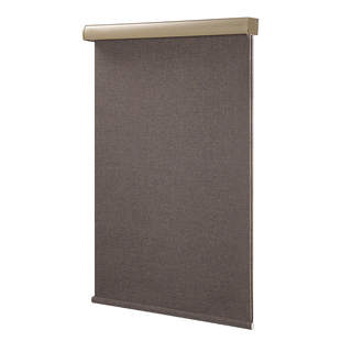 亚麻卷帘免打孔窗帘拉卷式全遮光升降遮阳帘卧室书房阳台防晒隔热