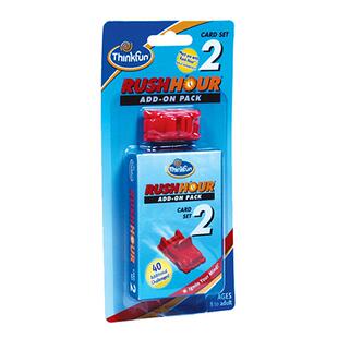 美国进口Thinkfun塞车时间补充装 234儿童益智玩具桌游更多关卡