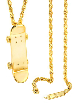 SOLO小鬼王琳凯同款滑板项链情侣