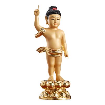 贴金寺庙佛像涛羽纯铜