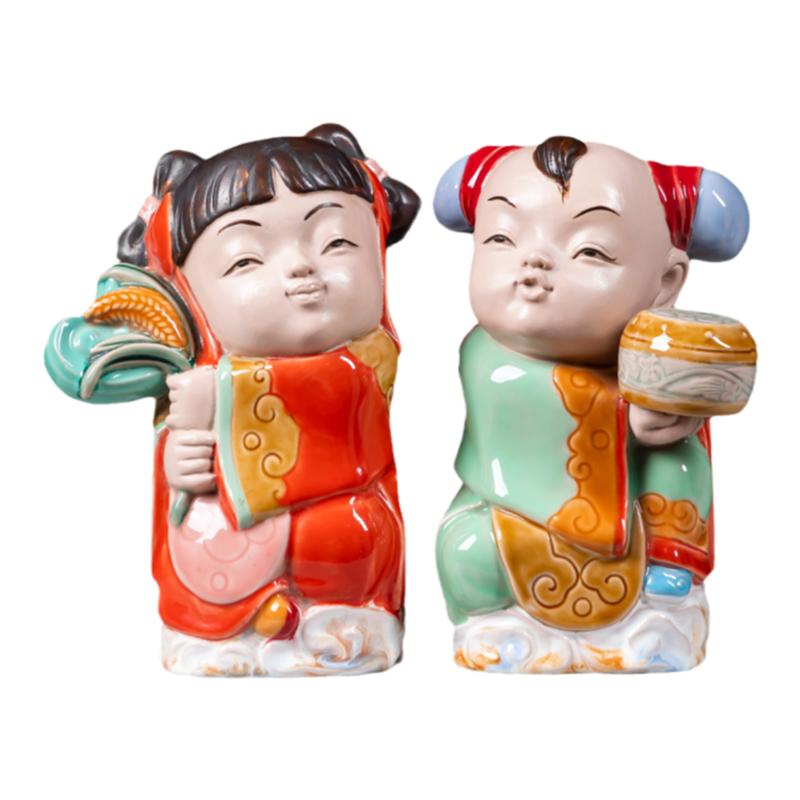 陶瓷祝福中式卧室一对