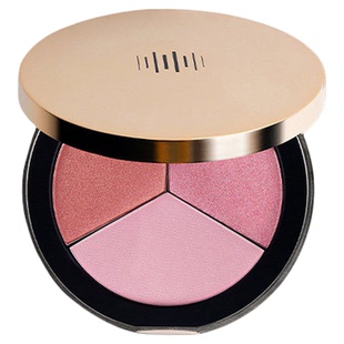 CODE8三色腮红盘pinkbeach10g高光修容一盘多用百搭色号正品