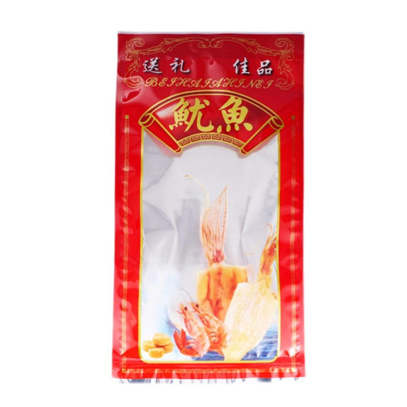 鱿鱼干货自封袋手提礼袋量大价优