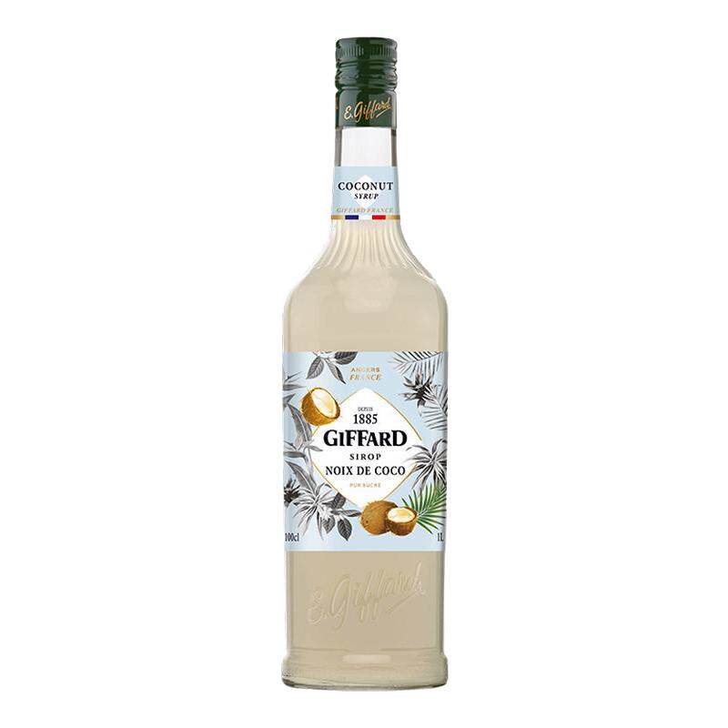 吉发得椰子风味糖浆 咖啡饮料果汁鸡尾酒调酒配料1000ml
