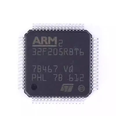 单片机STM32F205RBT6封装