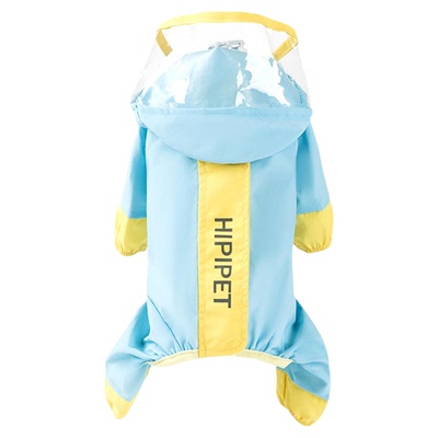 宠物全包四脚防水冲锋雨衣小狗狗专用泰迪比熊柴犬小型犬雨天衣服