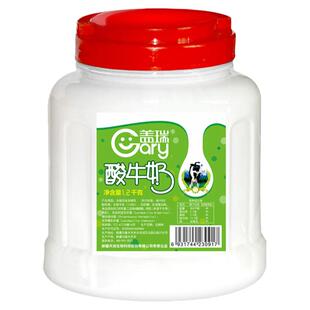 网红新疆天润盖瑞酸奶大桶装1.2kg原味浓缩老酵风味酸牛奶水果捞