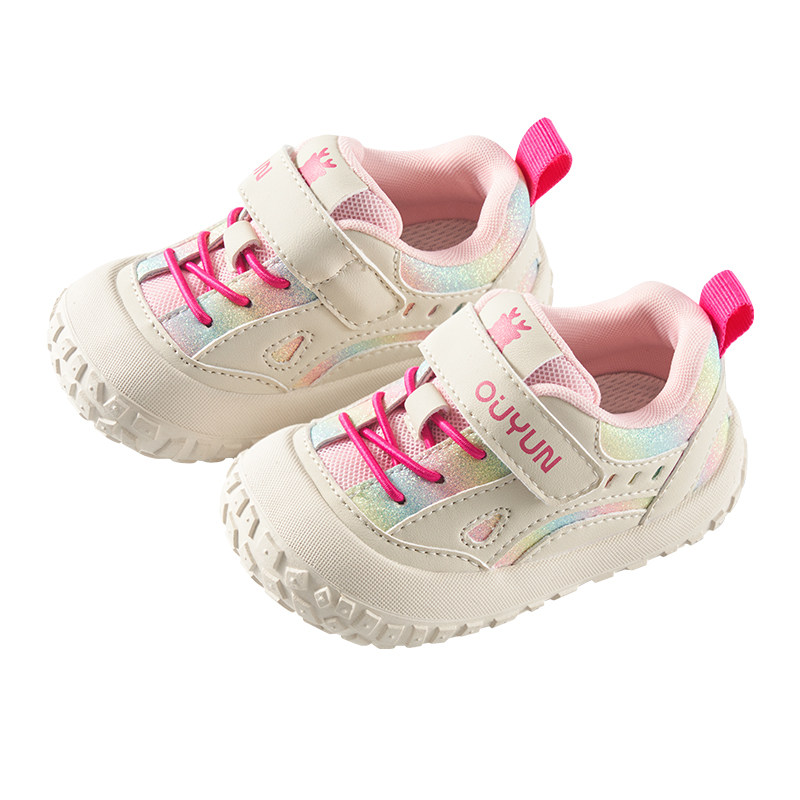 欧孕婴幼儿机能学步鞋2026新款男女宝宝防撞软底防滑护足春季鞋子