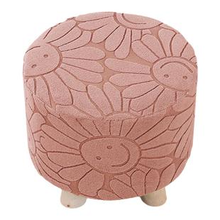 布艺方凳布套子家用弹力全包小圆凳蘑菇凳换鞋凳套罩方凳套罩通用