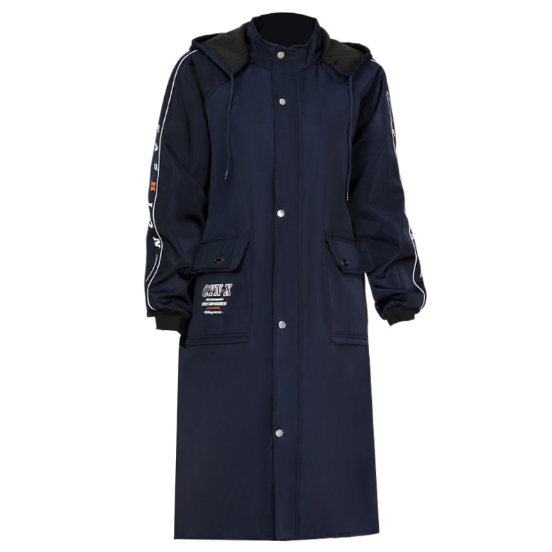 加长款罩衣女新款大人防水加绒家用厨房长袖围裙干活穿的护衣外套