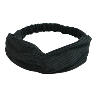 韩版交叉松紧发带针织秋冬发箍头带女士发饰潮流洗脸头饰26