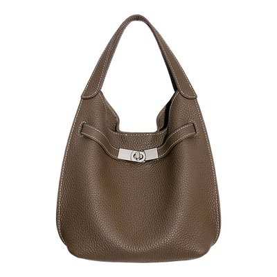 jpj头层牛皮凯莉包通勤可爱