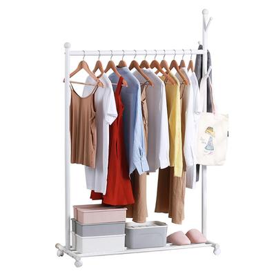 居友落地烤漆碳钢室内衣帽架