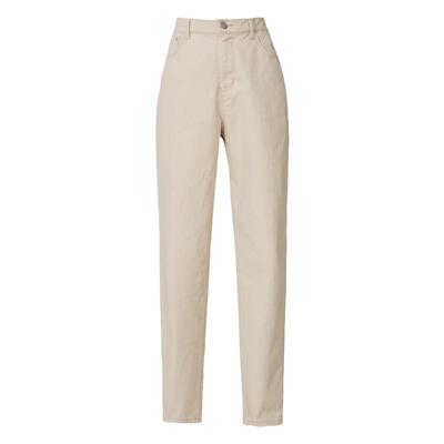 逸阳梨形宽松显瘦加绒老爹牛仔裤