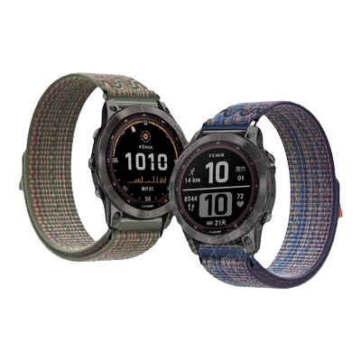 适用佳明Garmin手表Forerunner255/245/235织绣尼龙vivomove4S表带Venu3/2智能Fenix6/pro/935/945/955/5x/7x