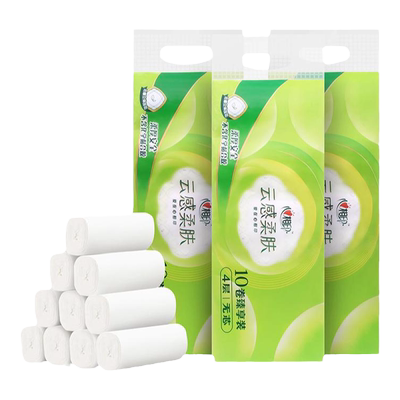 【超市同款】心相印云感柔肤卷纸