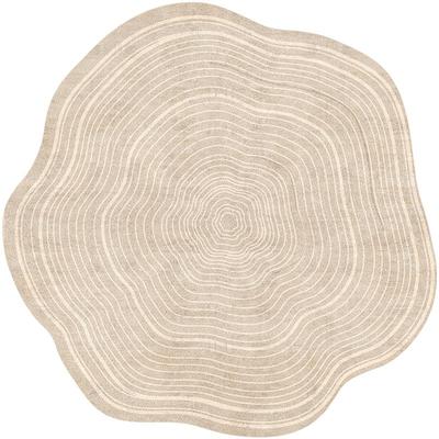 圆形地毯侘寂卧室客厅沙发奶油风不规则梳妆台床边衣帽间椅子地垫