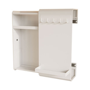 品正无忧壁挂免打孔调料置物架抽拉式调味料品厨房用品收纳架盒