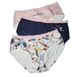 Gukoo/果壳情侣内裤女春夏史努比联名新款纯棉裆女士内裤组合