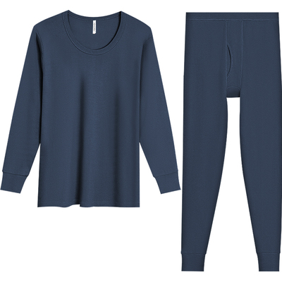 红豆情侣全棉保暖内衣秋冬100%棉秋衣秋裤男士女士纯棉打底棉毛衫