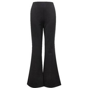 Vero Moda奥莱休闲裤女秋冬新款星星裤水钻喇叭裤子时尚显瘦流行