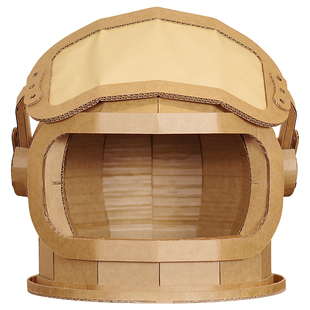 PAPER PANDA航天航空太空宇航员头盔儿童DIY纸玩具学生做手工作业