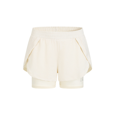 MINIATURE弹力透气假两件短裤