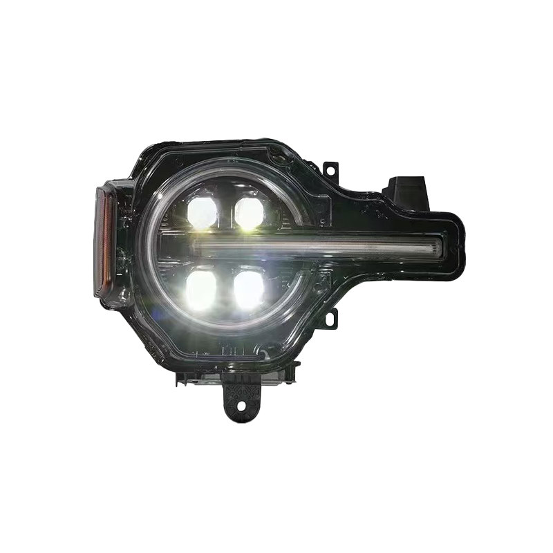 烈马LED四透镜远近一体大灯总成