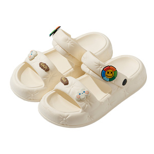 外穿凉鞋女夏季居家居防滑厚底少女踩屎感百搭沙滩鞋两穿凉拖鞋女