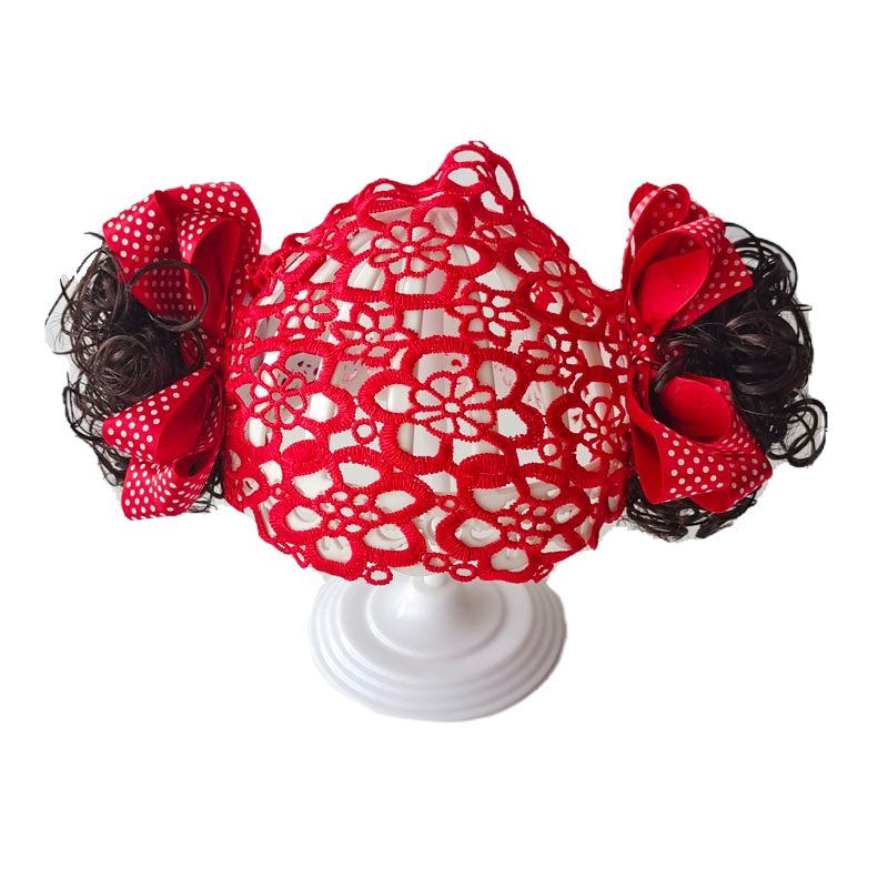 韩版宝宝发带新生儿童头饰卷发1-2-3-4岁儿童礼服拍照假发0-3个月