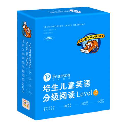 培生儿童英语分级阅读level2英文有声故事绘本原版预备启蒙基础级7-8岁+少儿单词卡片小学生一二三年级自然拼读入门书籍带音频教材