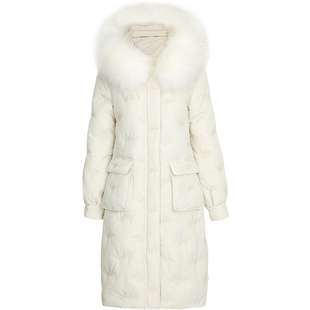 2025秋冬新款刺绣加厚羽绒棉服修身女中长款过膝棉衣棉袄外套棉袄