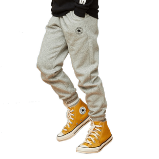 匡威儿童装男童加绒裤子冬款长裤冬小童女童运动裤休闲棉卫裤