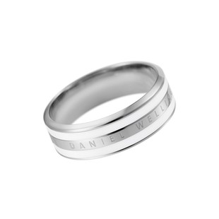 情人节礼物DW戒指男女 EMALIE系列双色对戒简约指环银戒指情侣