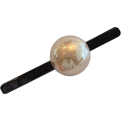 高级感珍珠晕染球球碎发鸭嘴夹