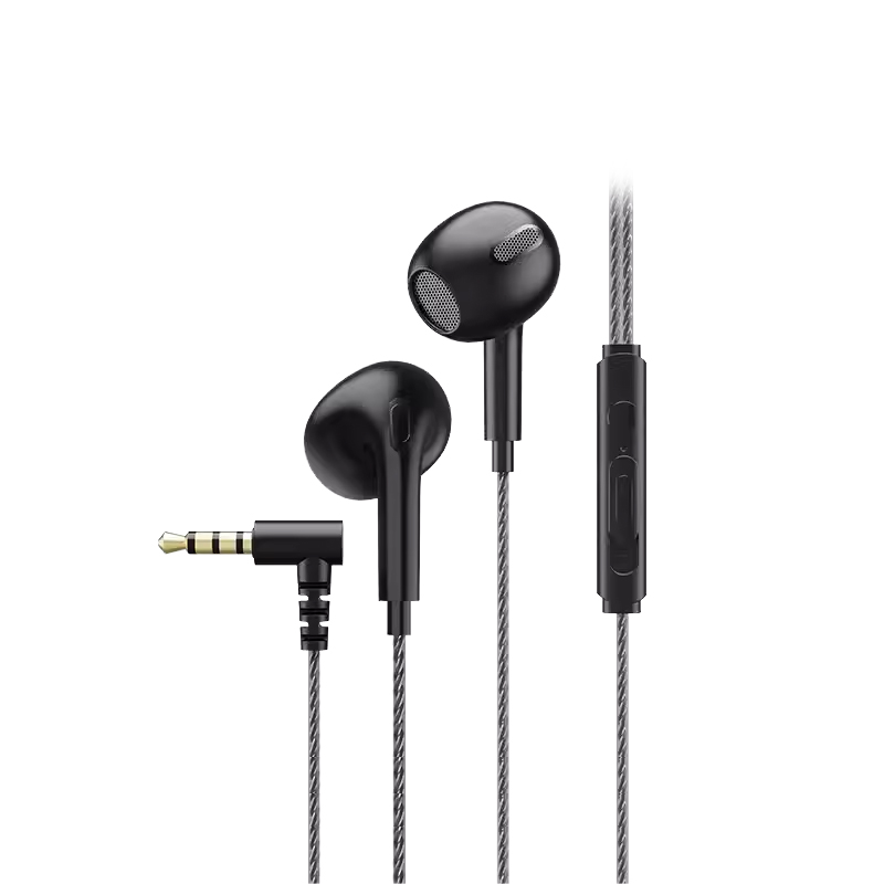 惠普有线耳机半入耳式3.5mm圆孔接口type-c适用华为苹果oppo带麦
