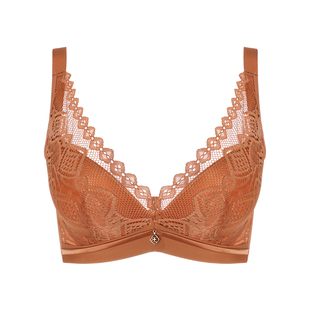 商场同款贵夫人聚拢收副乳内衣女大胸显小大码红色文胸薄款9281