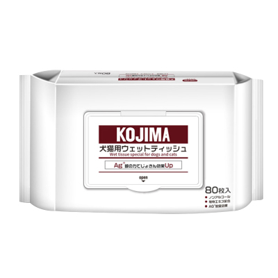 KOJIMA宠物免洗清洁湿巾5包组合