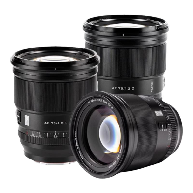 唯卓仕75mm f1.2 Pro定焦镜头XF/Z/E卡口微单相机自动对焦镜头