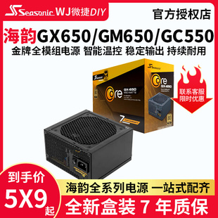 650W 750W G12 850W金牌半 全模组电脑主机电源 海韵电源GX650