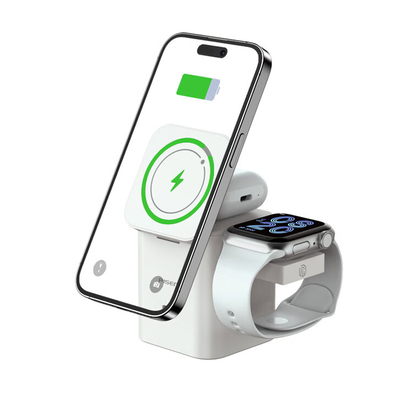 品胜四合一无线充电器面充电站