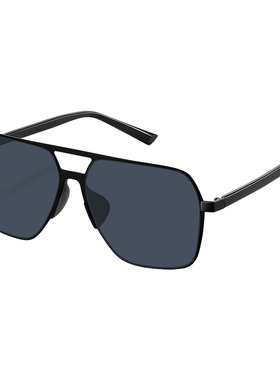 高级感平面设计偏光方款太阳镜男
