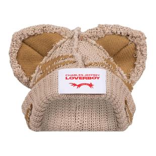 Charles Jeffrey LOVERBOY 25FW 手工立体耳朵包边毛线帽针织帽