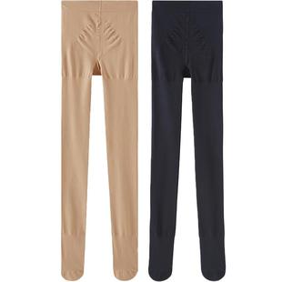 曼妮芬光腿神器高腰连裤袜高弹微压显瘦打底袜裤女士内搭舒适秋裤