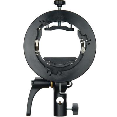 神牛S2闪光灯支架S型便携机顶V1/V860II/AD200/S卡盘保荣卡口底座摄影配件
