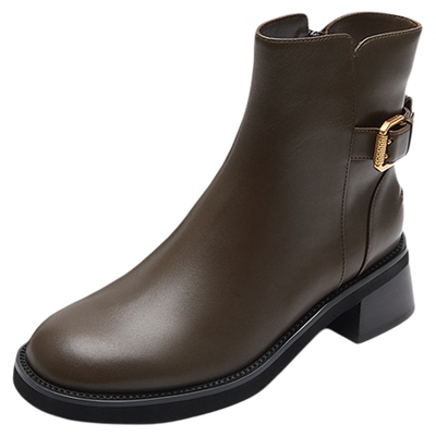 莱尔斯丹商场同款时尚短靴子女