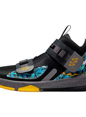 Nike/耐克正品LEBRON SOLDIER 13 詹姆斯13湖人儿童篮球鞋 AR7585