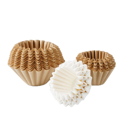 手冲咖啡蛋糕滤纸原木浆一次性滴滤波浪碗形滤纸平底滤波纹过滤纸